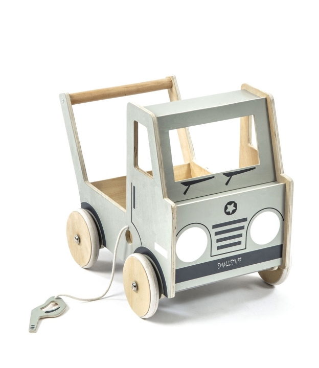 Smallstuff Truck Walker - Grå i gruppen LEKSAKER, BARN- & BABYPRODUKTER / Babyleksaker / Lära gå-vagnar hos TP E-commerce Nordic AB (C91117)