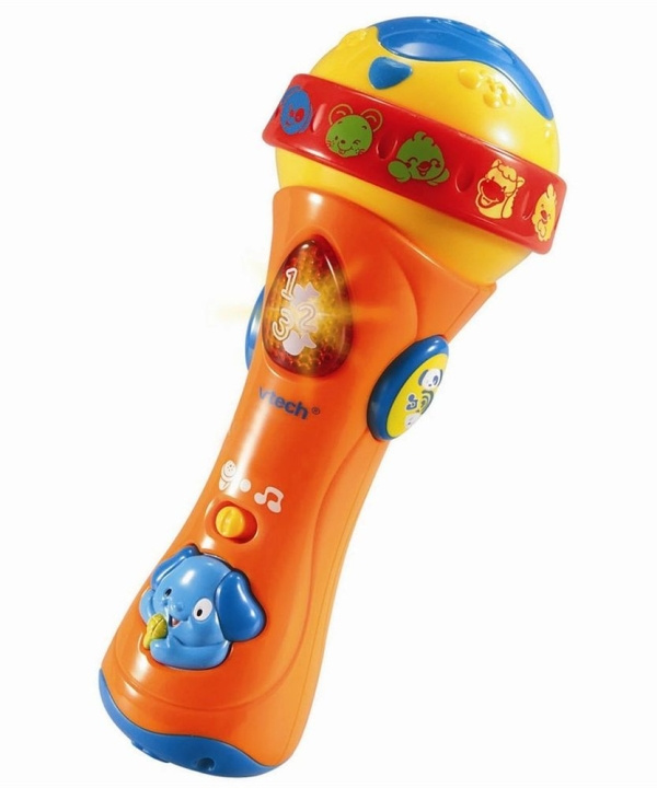 VTech Baby Sing along-mikrofon (dansk) (950-078735) i gruppen LEKSAKER, BARN- & BABYPRODUKTER / Babyleksaker / Aktivitetsleksaker hos TP E-commerce Nordic AB (C91121)