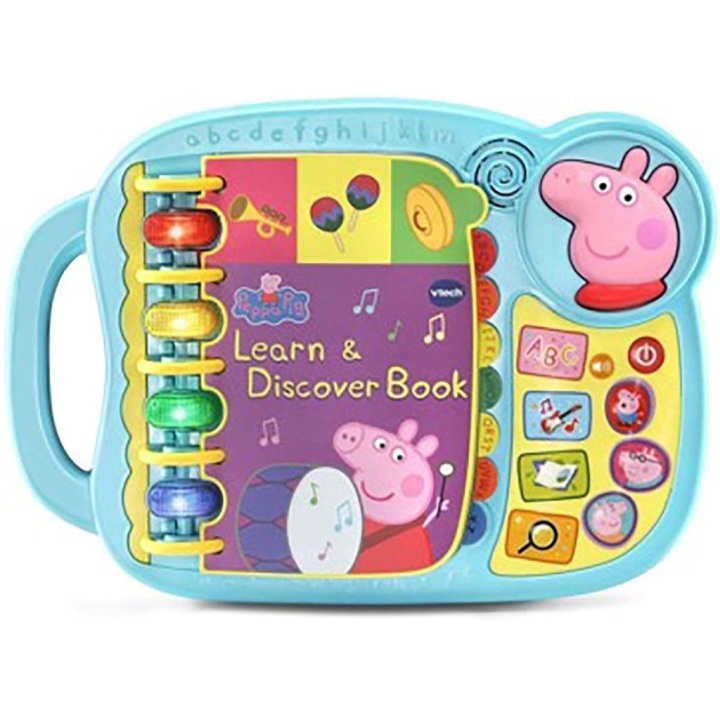 VTech Peppa Pig Lär- och upptäckarbok (danska) (950-518032) i gruppen LEKSAKER, BARN- & BABYPRODUKTER / Babyleksaker / Aktivitetsleksaker hos TP E-commerce Nordic AB (C91210)