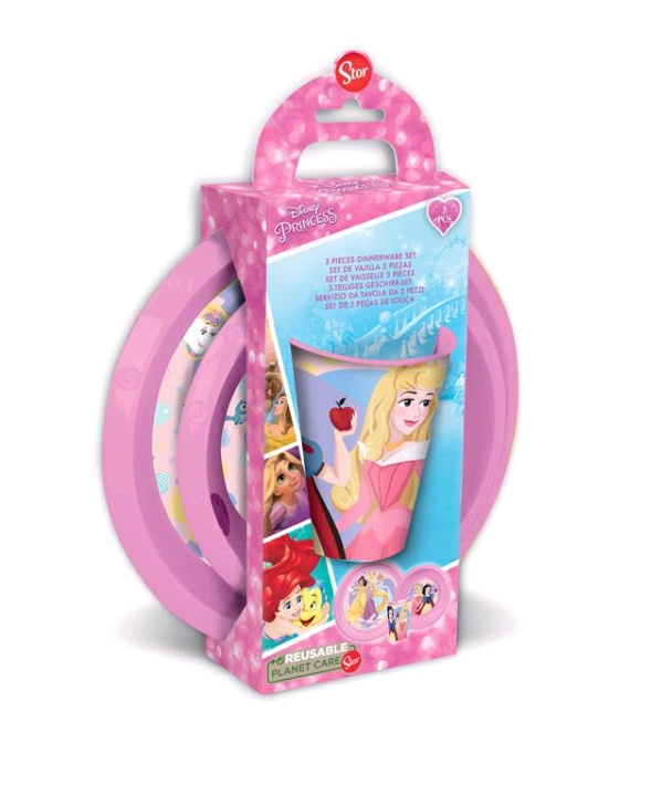 STOR Lunchset för barn - Disney Princess (088808713-51200) i gruppen LEKSAKER, BARN- & BABYPRODUKTER / Äta & Dricka / Barnserviser hos TP E-commerce Nordic AB (C91308)