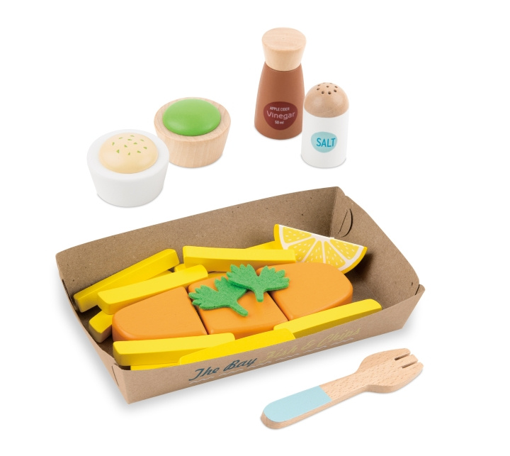 Small Wood Fisk och pommes frites (L40280) i gruppen LEKSAKER, BARN- & BABYPRODUKTER / Leksaker / Lekset hos TP E-commerce Nordic AB (C91340)