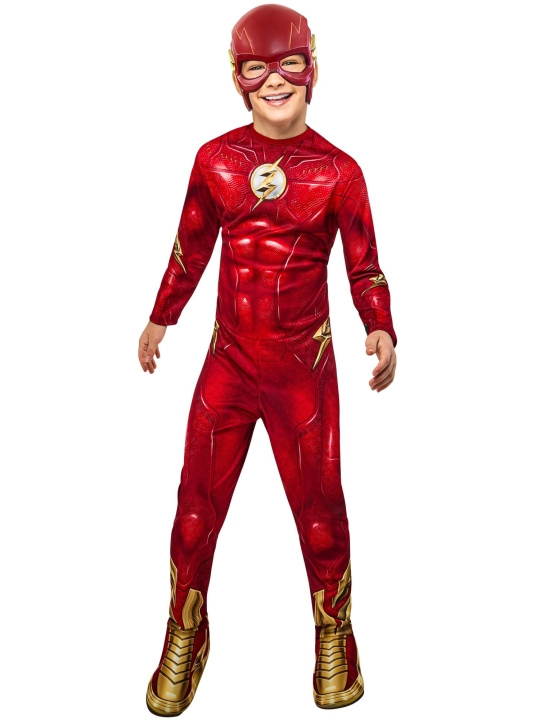 Rubies DC Comics Dräkt - The Flash (134-140 cm) i gruppen LEKSAKER, BARN- & BABYPRODUKTER / Leksaker / Maskeradkläder hos TP E-commerce Nordic AB (C91464)