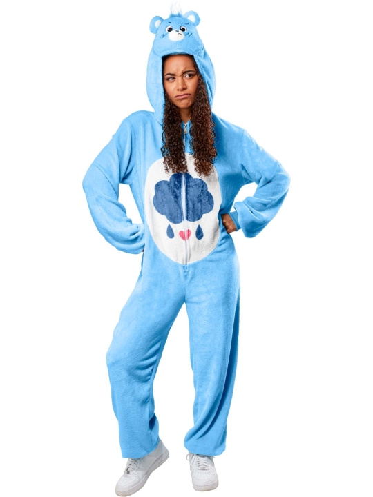 Rubies Care Bears - Grumpy Bear Onesie för vuxna (Storlek L) i gruppen LEKSAKER, BARN- & BABYPRODUKTER / Leksaker / Maskeradkläder hos TP E-commerce Nordic AB (C91472)