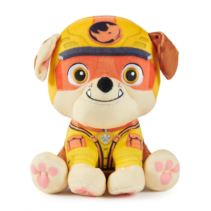 Paw Patrol Djungel Basic plysch 20 cm - Rubble i gruppen LEKSAKER, BARN- & BABYPRODUKTER / Babyleksaker / Gosedjur hos TP E-commerce Nordic AB (C91526)