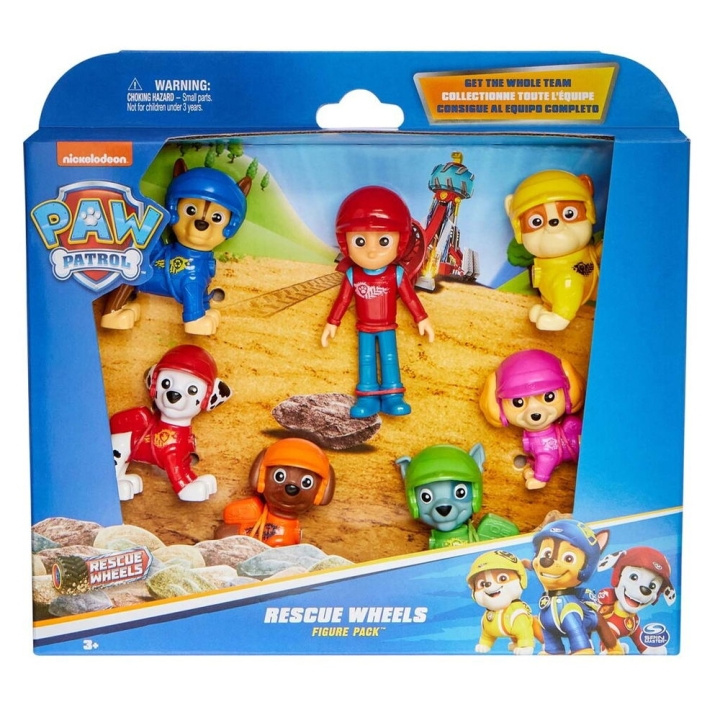 Paw Patrol Rescue Wheels Presentförpackning 7-pack (6070443) i gruppen LEKSAKER, BARN- & BABYPRODUKTER / Leksaker / Figurer, Miniatyrer & tillbehör hos TP E-commerce Nordic AB (C91597)