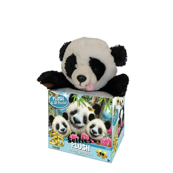 Robetoy Pussel 3D m. plyschpanda (48 st) (28857) i gruppen LEKSAKER, BARN- & BABYPRODUKTER / Babyleksaker / Gosedjur hos TP E-commerce Nordic AB (C91630)