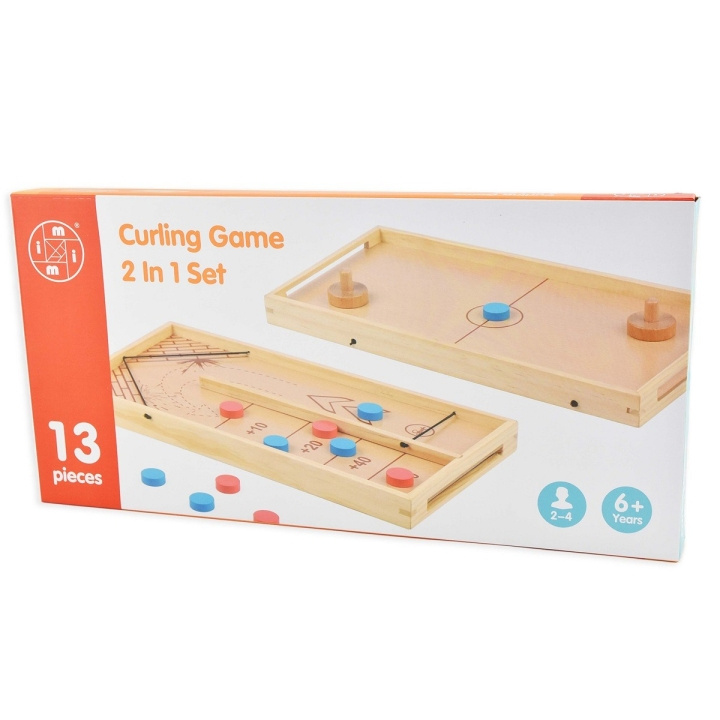 Robetoy Spel Curling 2in1 (26501) i gruppen LEKSAKER, BARN- & BABYPRODUKTER / Spel / Sällskapsspel hos TP E-commerce Nordic AB (C91639)