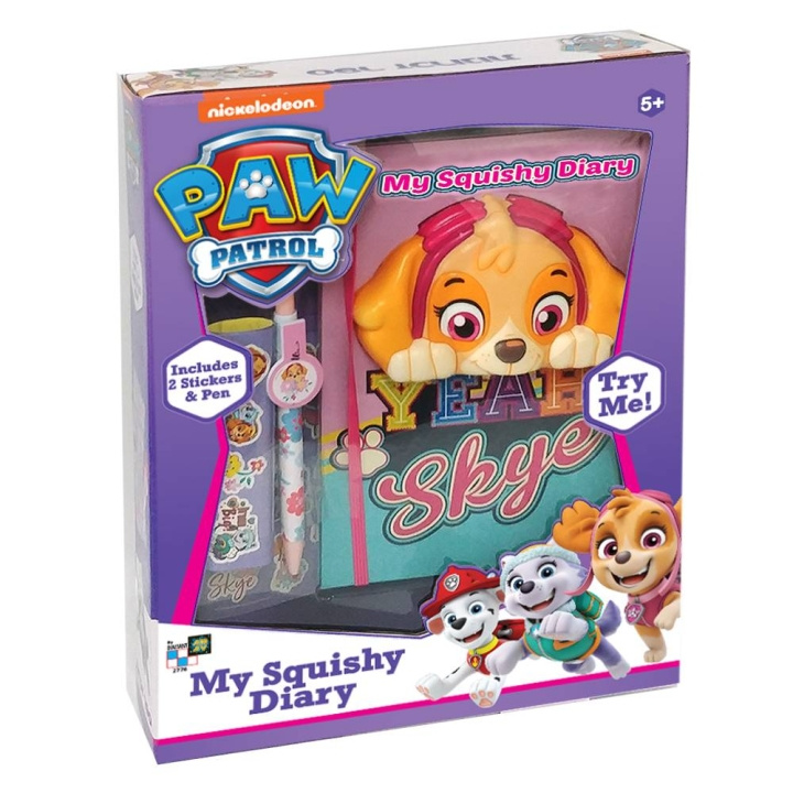 Paw Patrol Min squishy dagbok (AM-2776) i gruppen LEKSAKER, BARN- & BABYPRODUKTER / Leksaker / Rita & Räkna hos TP E-commerce Nordic AB (C91659)