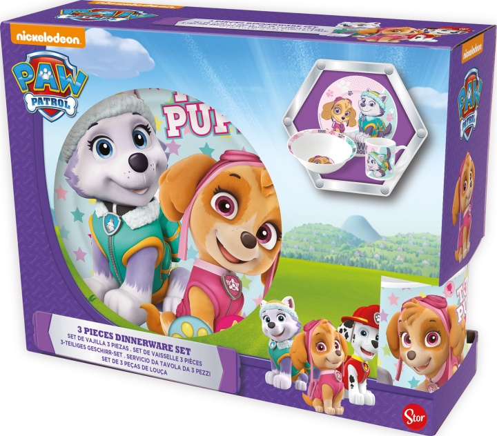 Paw Patrol Stor - 3 st. Paw Patrol Presentförpackning - (40655) i gruppen LEKSAKER, BARN- & BABYPRODUKTER / Äta & Dricka / Barnserviser hos TP E-commerce Nordic AB (C91675)