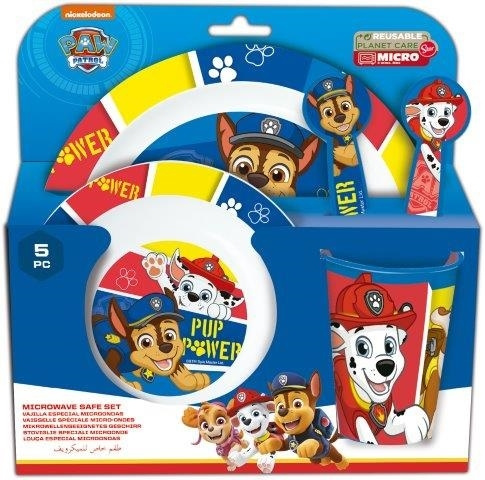 STOR Lunchset för mikrovågsugn - Paw Patrol (088808705-74650 ) i gruppen LEKSAKER, BARN- & BABYPRODUKTER / Äta & Dricka / Barnserviser hos TP E-commerce Nordic AB (C91756)