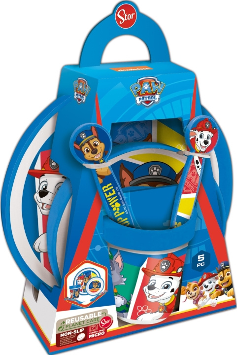 STOR Halkfritt lunchset - Paw Patrol (088808705-74681) i gruppen LEKSAKER, BARN- & BABYPRODUKTER / Äta & Dricka / Barnserviser hos TP E-commerce Nordic AB (C91844)