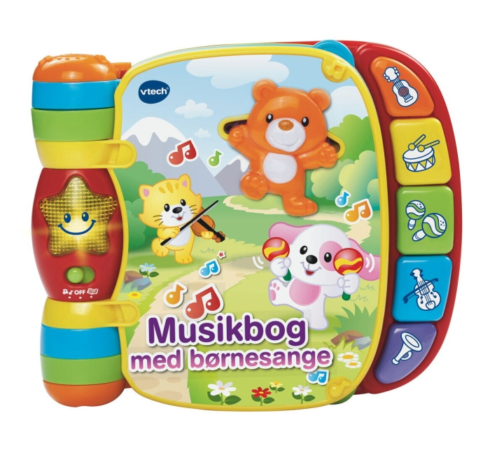 VTech Baby musikbok med barnsånger (danska) (950-166732) i gruppen LEKSAKER, BARN- & BABYPRODUKTER / Babyleksaker / Aktivitetsleksaker hos TP E-commerce Nordic AB (C91846)