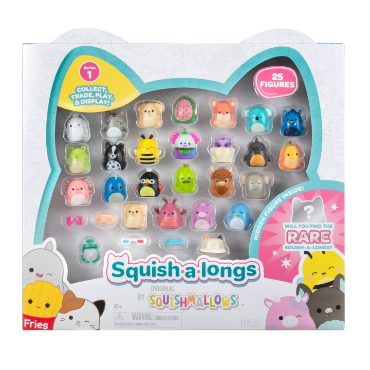 Squishalongs 2,5 cm 24-pack (2420133) i gruppen LEKSAKER, BARN- & BABYPRODUKTER / Leksaker / Figurer, Miniatyrer & tillbehör hos TP E-commerce Nordic AB (C91869)