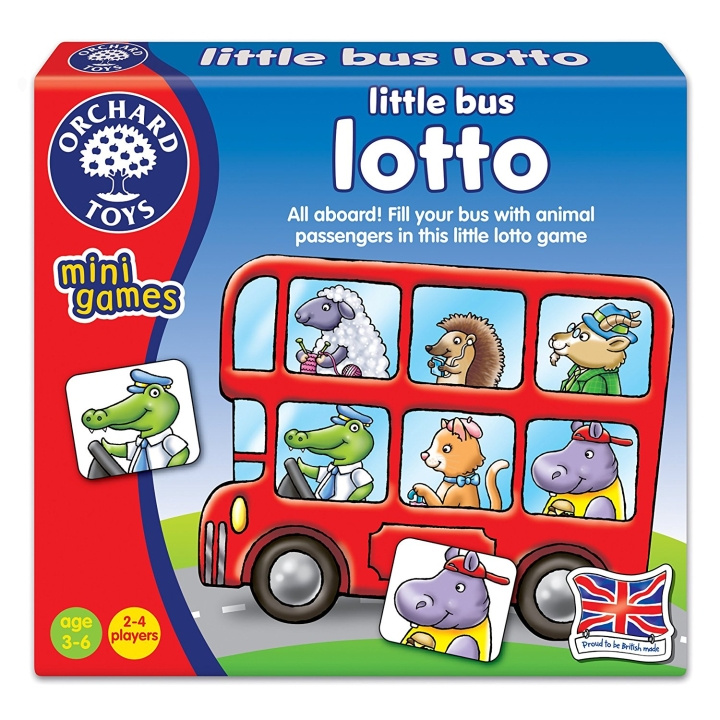 Orchard Toys Little Bus Lotto (600355) i gruppen LEKSAKER, BARN- & BABYPRODUKTER / Spel / Sällskapsspel hos TP E-commerce Nordic AB (C91904)