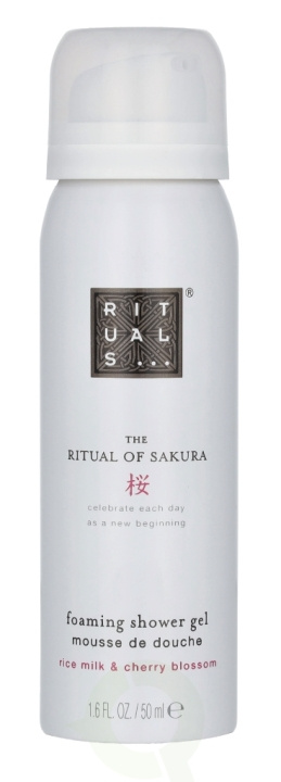 Rituals Sakura Foaming Shower Gel 50 ml i gruppen SKÖNHET & HÄLSA / Hudvård / Kroppsvård / Bad & Duschcreme hos TP E-commerce Nordic AB (C91949)