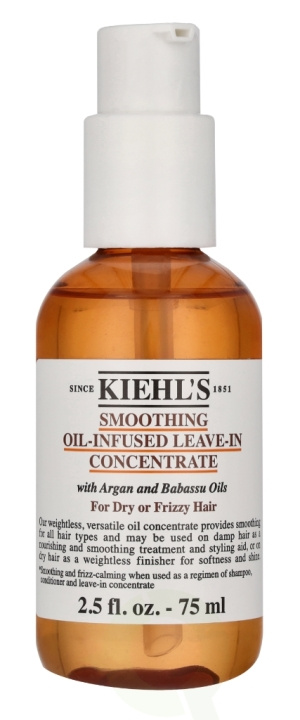 Kiehl\'s Smoothing Oil-Infused Leave-In Concentrate 75 ml i gruppen SKÖNHET & HÄLSA / Hår & Styling / Hårvårdsprodukter / Balsamspray/kur hos TP E-commerce Nordic AB (C91956)