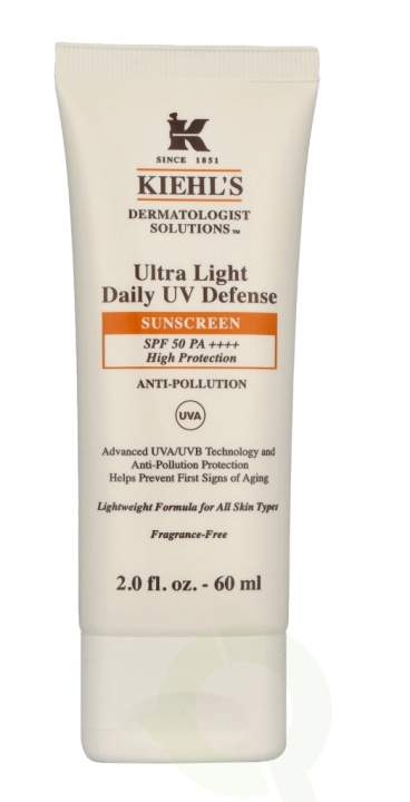 Kiehl\'s D.S. Ultra Light Daily UV Defense Sunscreen SPF50 60 ml Anti-Pollution For All Skin Types i gruppen SKÖNHET & HÄLSA / Hudvård / Solskydd & Tanning / Solskydd hos TP E-commerce Nordic AB (C91957)