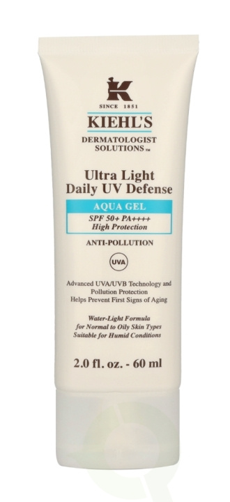 Kiehl\'s D.S. Ultra Light Daily UV Defense Aqua Gel SPF50 60 ml i gruppen SKÖNHET & HÄLSA / Hudvård / Solskydd & Tanning / Solskydd hos TP E-commerce Nordic AB (C91959)