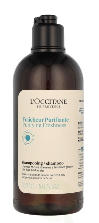 L\'Occitane Purifying Freshness Shampoo 300 ml i gruppen SKÖNHET & HÄLSA / Hår & Styling / Hårvårdsprodukter / Schampo hos TP E-commerce Nordic AB (C91969)