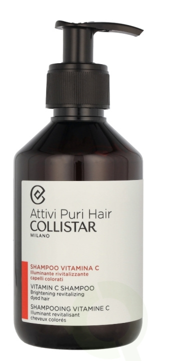 Collistar Attivi Puri Hair Vitamin C Shampoo 250 ml i gruppen SKÖNHET & HÄLSA / Hår & Styling / Hårvårdsprodukter / Schampo hos TP E-commerce Nordic AB (C92022)