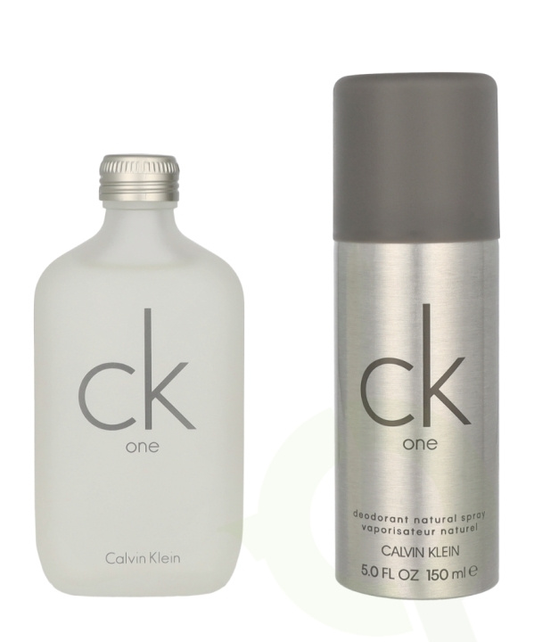 Calvin Klein Ck One Giftset 250 ml Edt Spray 100ml/Deo Spray 150ml i gruppen SKÖNHET & HÄLSA / Presentkit / Presentkit För Honom hos TP E-commerce Nordic AB (C92032)