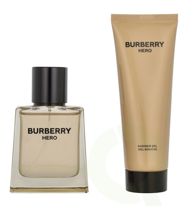 Burberry Hero Giftset 125 ml Edt Spray 50ml/Shower Gel 75ml i gruppen SKÖNHET & HÄLSA / Presentkit / Presentkit För Honom hos TP E-commerce Nordic AB (C92055)