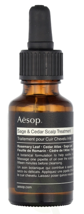 AESOP Sage & Cedar Scalp Treatment 25 ml i gruppen SKÖNHET & HÄLSA / Hår & Styling / Hårvårdsprodukter / Hårinpackning hos TP E-commerce Nordic AB (C92074)