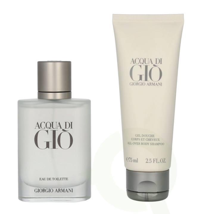 Armani Acqua Di Gio Pour Homme Giftset 125 ml Edt Spray 50ml/Shower Gel 75ml i gruppen SKÖNHET & HÄLSA / Presentkit / Presentkit För Honom hos TP E-commerce Nordic AB (C92083)