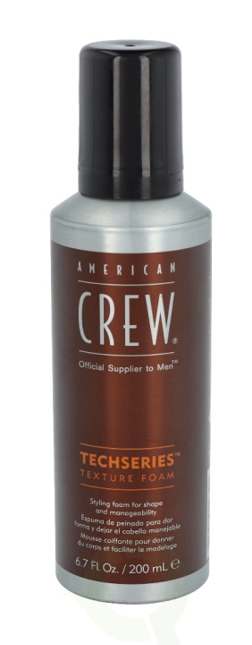 American Crew Techseries Texture Foam 200 ml i gruppen SKÖNHET & HÄLSA / Hår & Styling / Hårstylingprodukter / Hårmousse hos TP E-commerce Nordic AB (C92111)