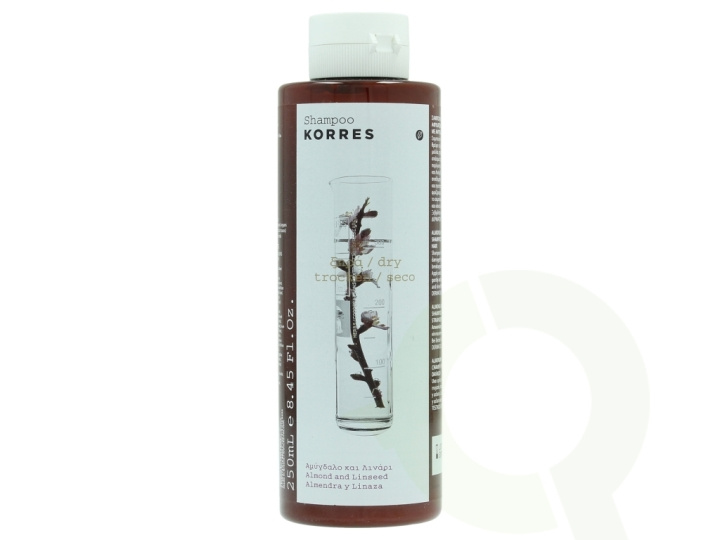 Korres Shampoo 250 ml Almond And Linseed - Dry/Damaged Hair i gruppen SKÖNHET & HÄLSA / Hår & Styling / Hårvårdsprodukter / Schampo hos TP E-commerce Nordic AB (C92146)