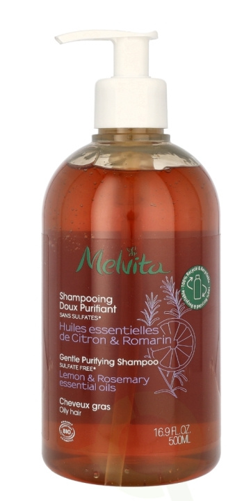 Melvita Gentle Purifying Shampoo 500 ml Oily Hair i gruppen SKÖNHET & HÄLSA / Hår & Styling / Hårvårdsprodukter / Schampo hos TP E-commerce Nordic AB (C92157)