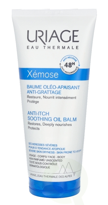 Uriage Xemose Anti-Itch Soothing Oil Balm 200 ml 48h Anti-Recurrence i gruppen SKÖNHET & HÄLSA / Hudvård / Kroppsvård / Bad & Duschcreme hos TP E-commerce Nordic AB (C92179)