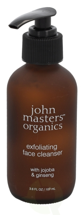 John Master Organic Jmo Jojoba & Ginseng Exfoliating Face Cleanser 107 ml i gruppen SKÖNHET & HÄLSA / Hudvård / Ansiktsvård / Rengöring hos TP E-commerce Nordic AB (C92193)