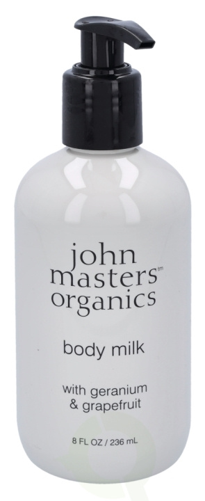 John Master Organic Jmo Geranium & Grapefruit Body Milk 236 ml i gruppen SKÖNHET & HÄLSA / Hudvård / Kroppsvård / Body lotion hos TP E-commerce Nordic AB (C92196)