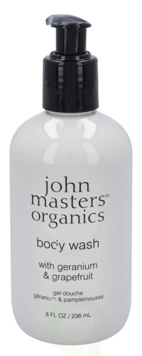 John Master Organic Jmo Geranium & Grapefruit Bodywash 236 ml i gruppen SKÖNHET & HÄLSA / Hudvård / Kroppsvård / Body lotion hos TP E-commerce Nordic AB (C92198)