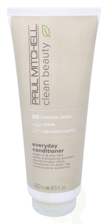 Paul Mitchell Clean Beauty Everyday Conditioner 250 ml Argan Oil & Aloe Vera i gruppen SKÖNHET & HÄLSA / Hår & Styling / Hårvårdsprodukter / Balsam hos TP E-commerce Nordic AB (C92204)