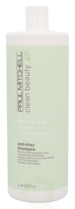 Paul Mitchell Clean Beauty Anti-Frizz Shampoo 1000 ml Almond Oil & Hyaluconic Acid i gruppen SKÖNHET & HÄLSA / Hår & Styling / Hårvårdsprodukter / Schampo hos TP E-commerce Nordic AB (C92214)