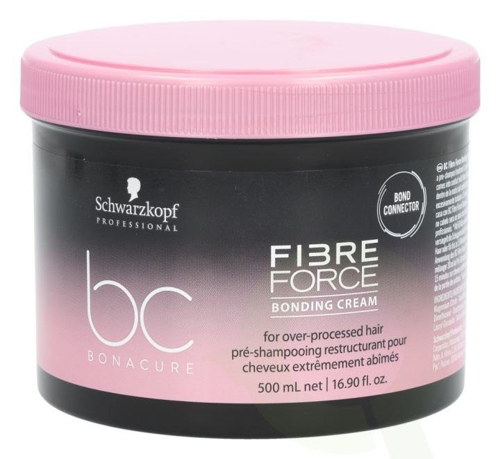 Schwarzkopf Bonacure FibreForce Bonding Cream 500 ml For Overprcessed Hair i gruppen SKÖNHET & HÄLSA / Hår & Styling / Hårvårdsprodukter / Hårinpackning hos TP E-commerce Nordic AB (C92217)