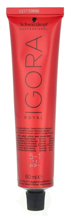 Schwarzkopf Igora Royal Permanent Color Creme 60 ml 45413 i gruppen SKÖNHET & HÄLSA / Hår & Styling / Hårvårdsprodukter / Hårfärg / Hårfärg & Färgbomb hos TP E-commerce Nordic AB (C92226)