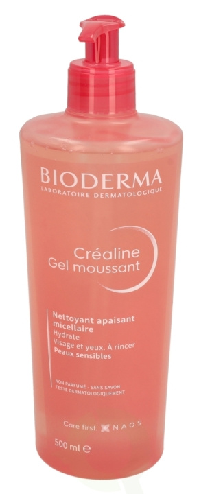 Bioderma Crealine Gel Moussant 500 ml i gruppen SKÖNHET & HÄLSA / Hudvård / Ansiktsvård / Rengöring hos TP E-commerce Nordic AB (C92286)