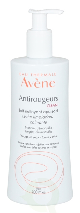 Avene Antirougeurs Dermo-Cleansing Milk 400 ml Sensitive Skin i gruppen SKÖNHET & HÄLSA / Hudvård / Ansiktsvård / Rengöring hos TP E-commerce Nordic AB (C92292)