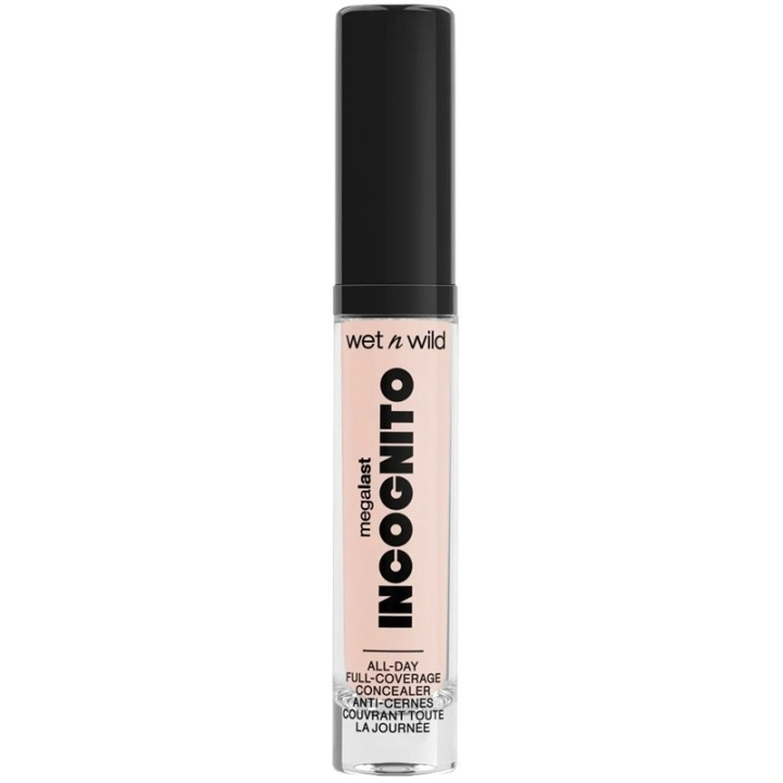 Wet n Wild MegaLast Incognito AllDay Full Coverage Concealer 5.5ml - Light Beige i gruppen SKÖNHET & HÄLSA / Makeup / Basmakeup / Concealer hos TP E-commerce Nordic AB (C92381)