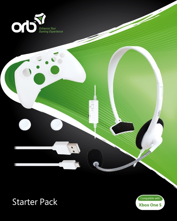 ORB Xbox One S - Startpaket (ORB) i gruppen HEMELEKTRONIK / Spelkonsoler & Tillbehör / Xbox One hos TP E-commerce Nordic AB (C92410)