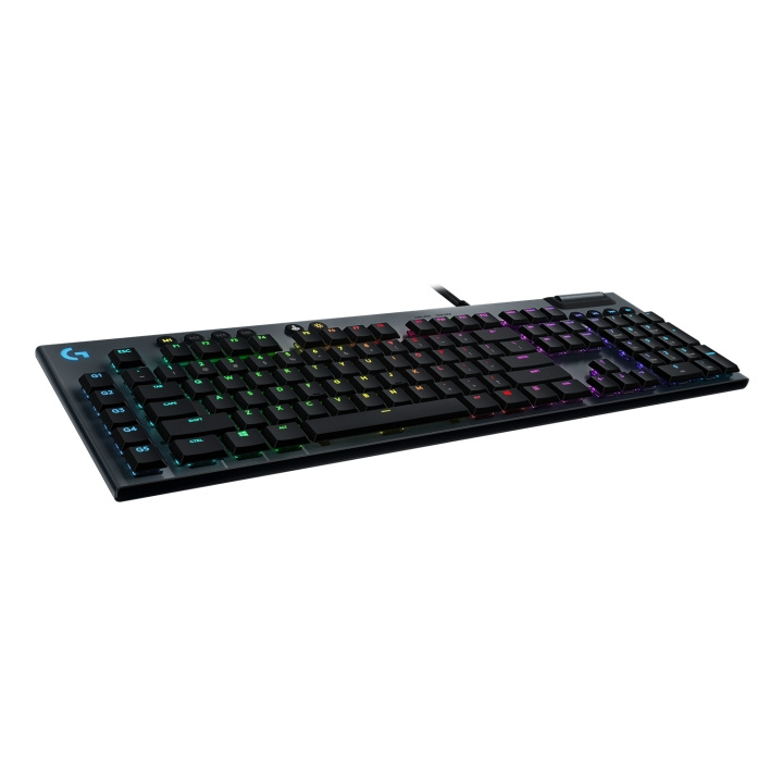 Logitech G815 LIGHTSYNC RGB mekaniskt tangentbord för spel - GL Tactile - CARBON - PAN - NORDIC i gruppen DATORER & KRINGUTRUSTNING / Gaming / Tangentbord hos TP E-commerce Nordic AB (C92420)