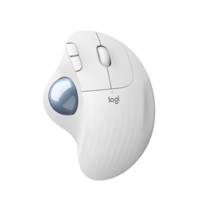 Logitech ERGO M575 - Offwhite - 2,4GHZ/BT i gruppen DATORER & KRINGUTRUSTNING / Möss & Tangentbord / Möss / Trådlösa hos TP E-commerce Nordic AB (C92446)