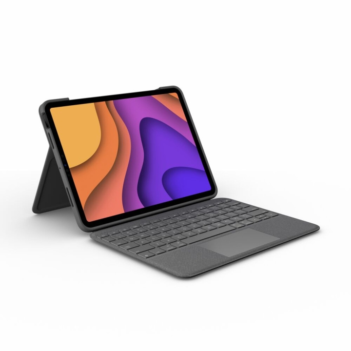 Logitech Folio Touch för iPad Air (4:e generationen) - OXFORDGRÅ - Nordic i gruppen SMARTPHONE & SURFPLATTOR / Surfplattor skydd / Apple iPad hos TP E-commerce Nordic AB (C92447)