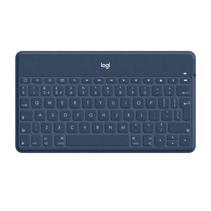 Logitech Keys-To-Go - Blå (Nordisk) i gruppen DATORER & KRINGUTRUSTNING / Möss & Tangentbord / Tangentbord / Trådlösa hos TP E-commerce Nordic AB (C92448)