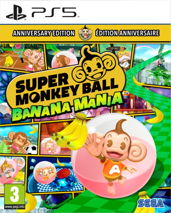 Sega Super Monkey Ball Banana Mania i gruppen HEMELEKTRONIK / Spelkonsoler & Tillbehör / Sony PlayStation 5 hos TP E-commerce Nordic AB (C92489)