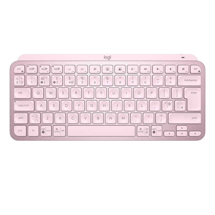 Logitech MX Keys Mini Minimalistiskt trådlöst upplyst tangentbord - nordisk layout i gruppen DATORER & KRINGUTRUSTNING / Möss & Tangentbord / Tangentbord / Trådlösa hos TP E-commerce Nordic AB (C92502)