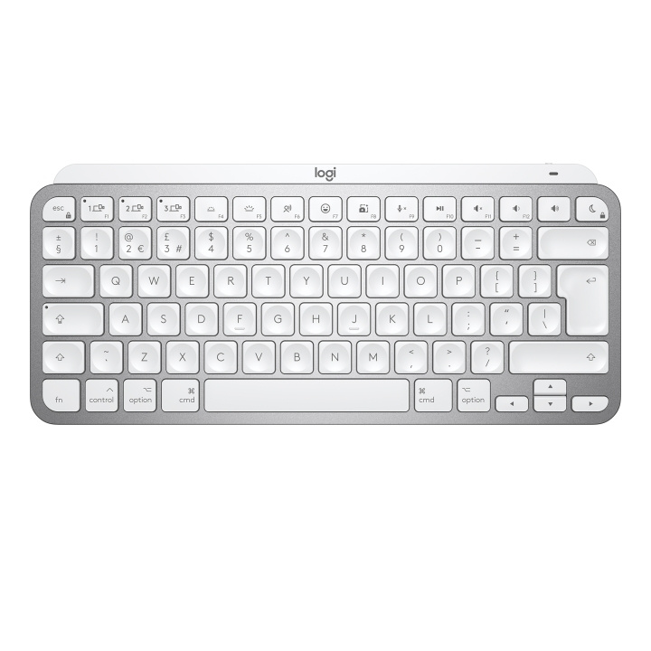 Logitech MX Keys Mini för Mac Minimalistiskt trådlöst belyst tangentbord - nordisk layout i gruppen DATORER & KRINGUTRUSTNING / Möss & Tangentbord / Tangentbord / Trådlösa hos TP E-commerce Nordic AB (C92503)